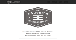 Desktop Screenshot of establishmenteast.com