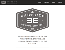 Tablet Screenshot of establishmenteast.com